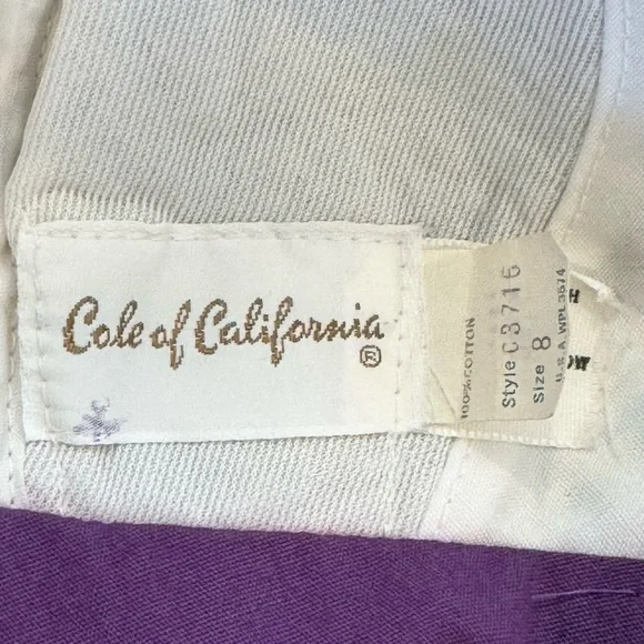 Vintage 60s Cole of California Mod Wild Print Halter Swim Sun Dress Maxi Gown - Picture 3 of 9